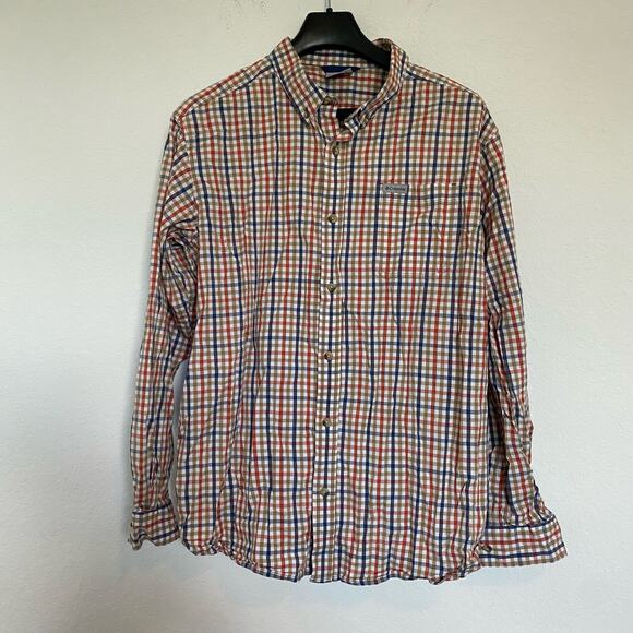 Columbia Rapid Rivers II Long Sleeve Button Down Shirt Plaid XL‎ - Picture 1 of 4